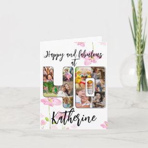 Carte Joyeux et fabuleux 40e anniversaire Multi Photo