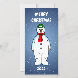 Carte Joyeux et heureux Snowman