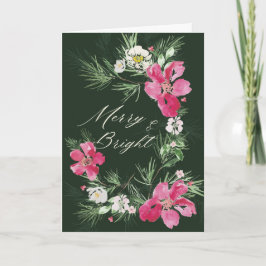 Carte Joyeux et lumineux design moderne scénarisé