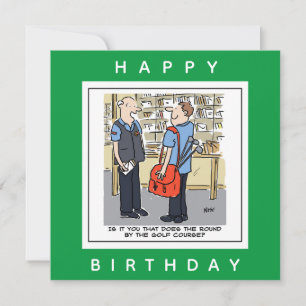 Carte Joyeux facteur d'anniversaire
