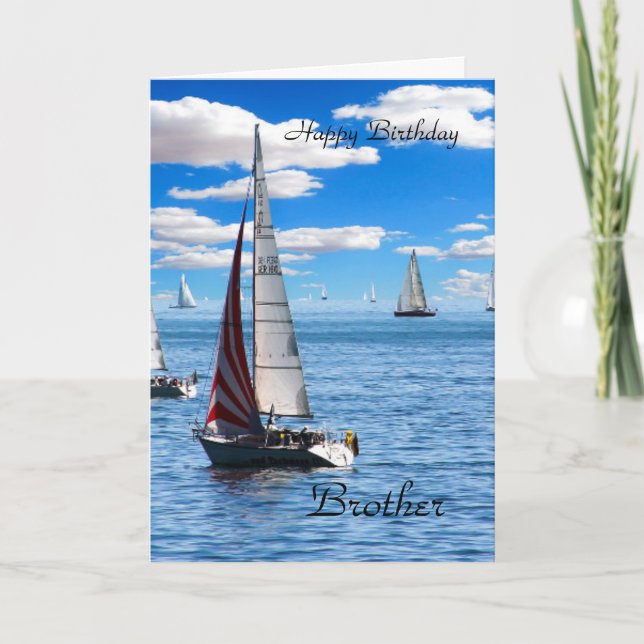 Carte Joyeux frère d'anniversaire (Devant)