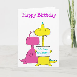 Carte Joyeux frère d'anniversaire