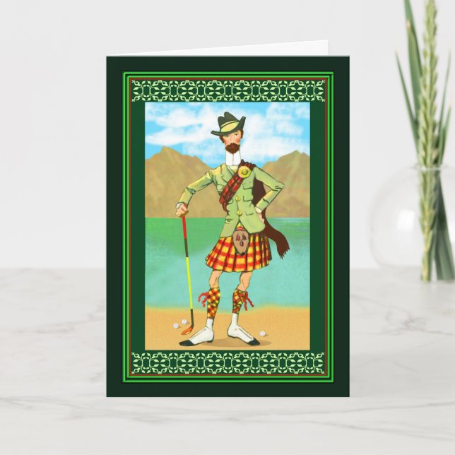 Carte Joyeux Golf d'anniversaire (Devant)