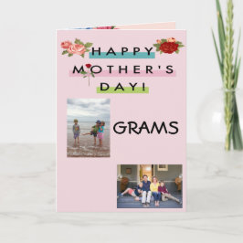 Carte Joyeux Grams de la Fête des Mères !