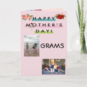 Carte Joyeux Grams de la Fête des Mères !