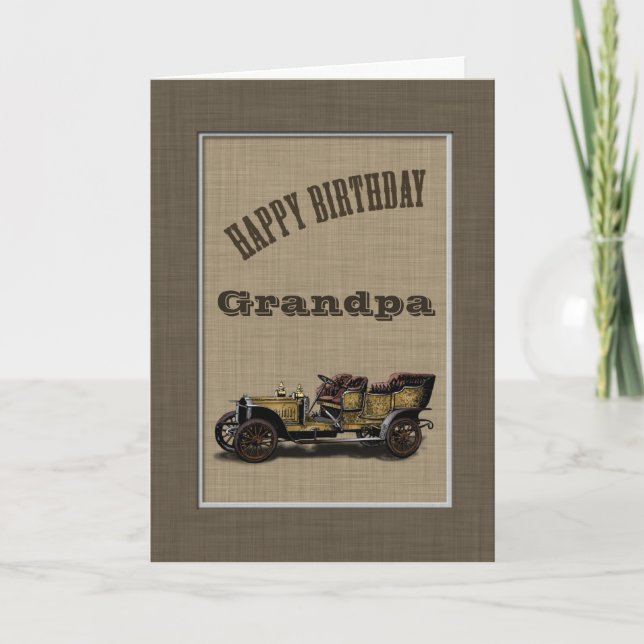 Carte Joyeux grand-père d'anniversaire (Devant)