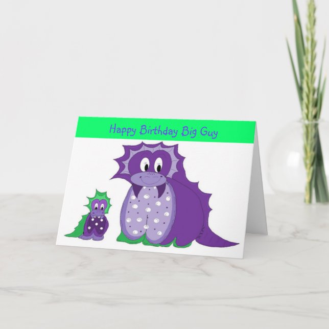 Carte Joyeux grand type d'anniversaire (Devant)