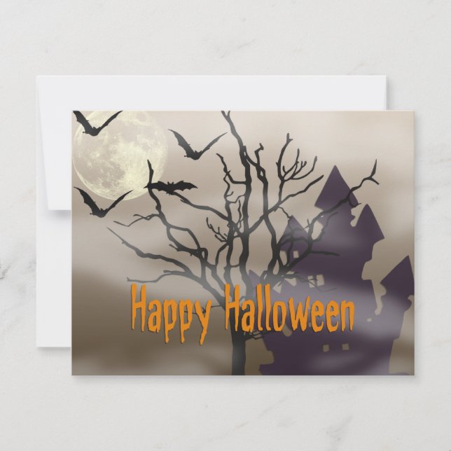 Carte Joyeux Halloween (Devant)