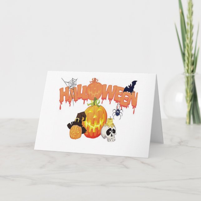 Carte Joyeux Halloween (Devant)