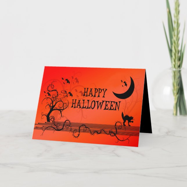 Carte Joyeux Halloween (Devant)