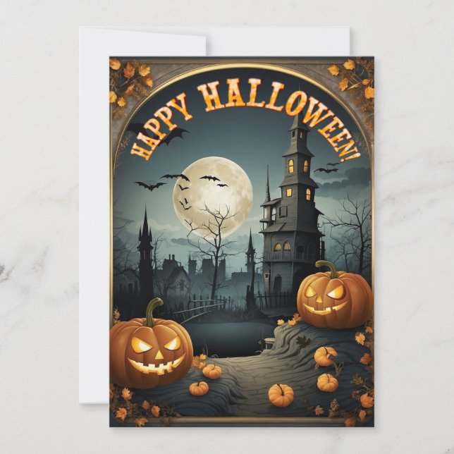 Carte Joyeux Halloween (Devant)