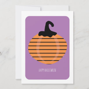 Carte Joyeux Halloween Citrouille adorable