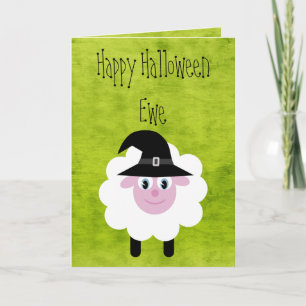 Carte Joyeux Halloween Ewe