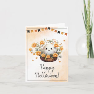 Carte Joyeux Halloween Ghost