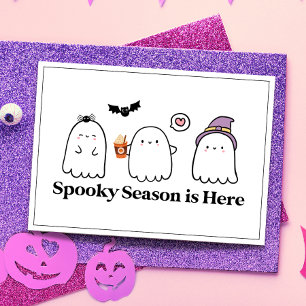 Carte Joyeux Halloween personnalisé Saison effrayante Ge
