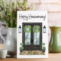 Joyeux Housiversary avant de la maison Anniversair
