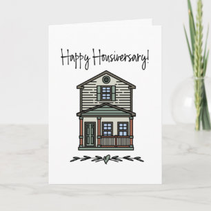 Carte Joyeux Housiversary Client Accueil Anniversaire