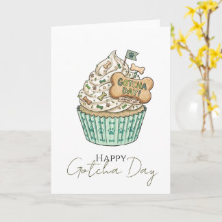 Carte Joyeux jour d'adoption chien thème