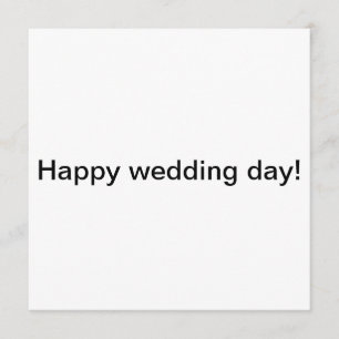 Carte Joyeux jour de mariage !