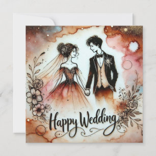 Carte Joyeux jour de mariage