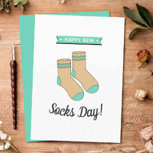 Carte Joyeux Jour des Chaussettes ! Fête des pères Whims