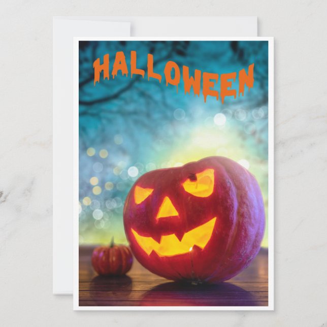 Carte Joyeux jour d'Halloween (Devant)