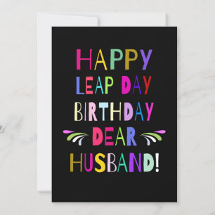 Carte Joyeux Jour Du Bond Anniversaire Au Mari   VOUS CU