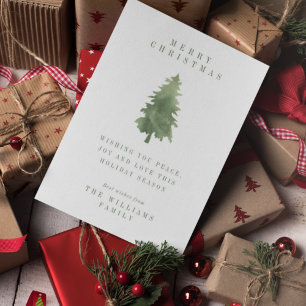 Carte JOYEUX JOURS FÉRIÉS   Arbre de Noël