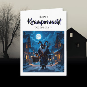 Carte Joyeux Krampusnacht - 5 décembre