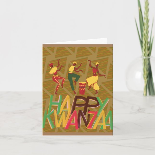 Carte Joyeux Kwanzaa Blank (Devant)