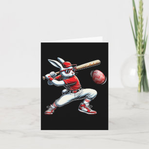 Carte Joyeux Lapin de Pâques Jouer Vendre Pâques Sport E
