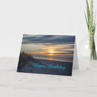 Carte Joyeux lever du soleil d'anniversaire