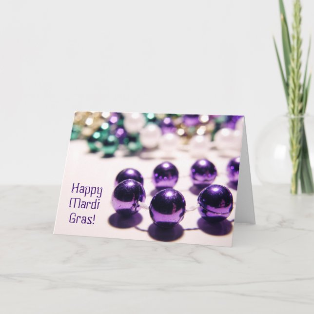 Carte Joyeux Mardi Gras ! (Devant)