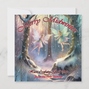 Carte Joyeux mi-hiver, avoir Fairy Good One Holiday