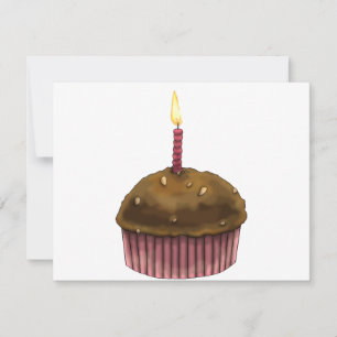Carte Joyeux Muffin d'anniversaire