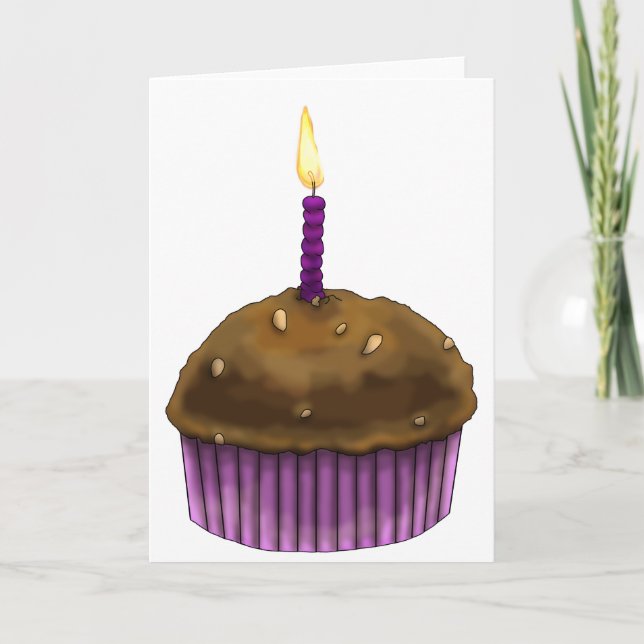 Carte Joyeux Muffin d'anniversaire (Devant)