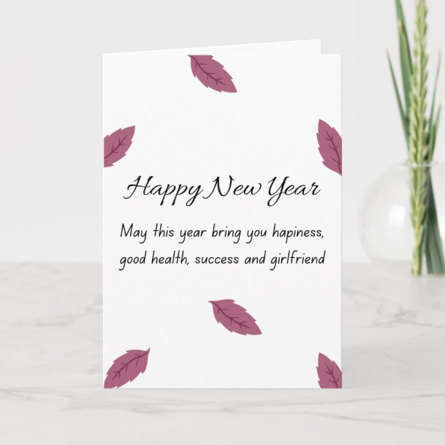 Carte Joyeux New Year Cards (Devant)