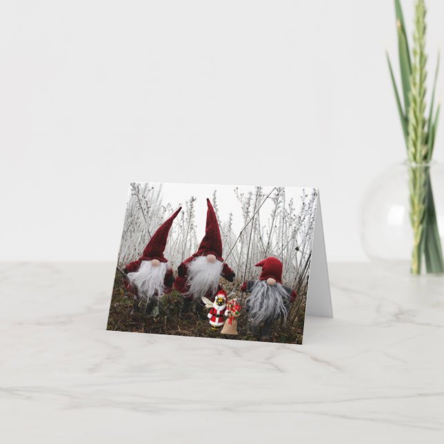 Carte Joyeux Noël. (Devant)