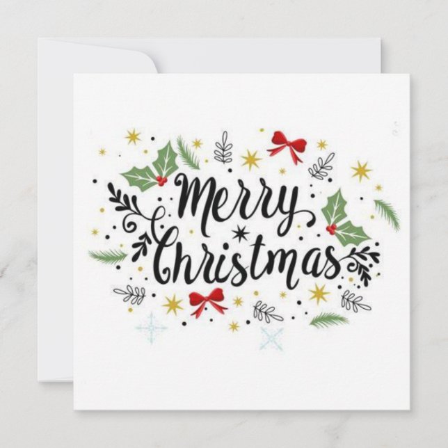 Carte Joyeux Noël (Devant)