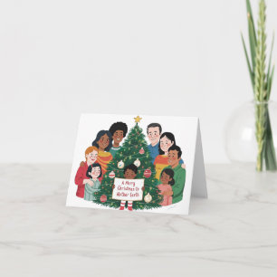 Carte Joyeux Noël à la Terre Mère