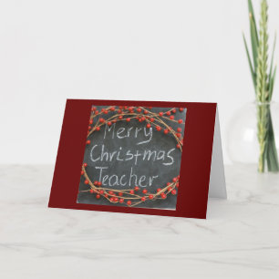 CARTE ****JOYEUX NOËL**** À MON **PROF**