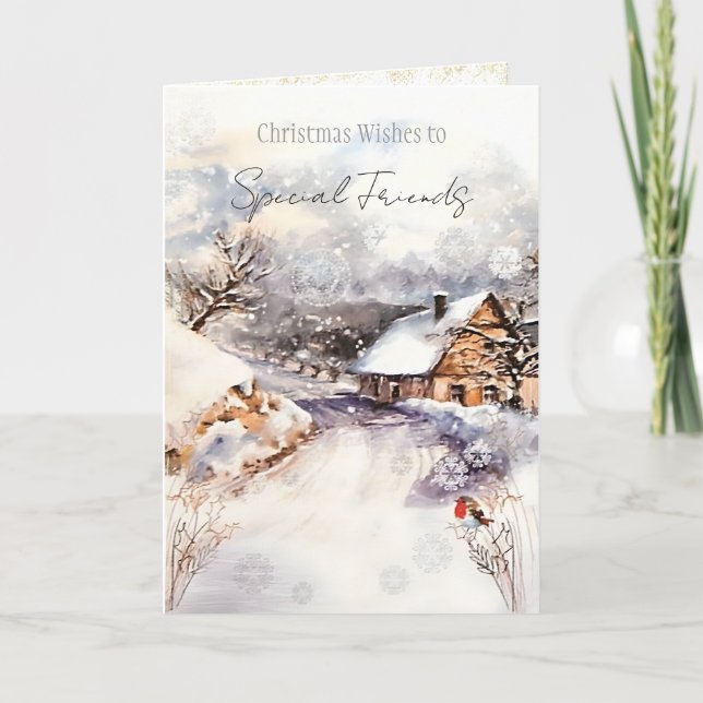 Carte Joyeux Noël à un ami très spécial Noël (Devant)