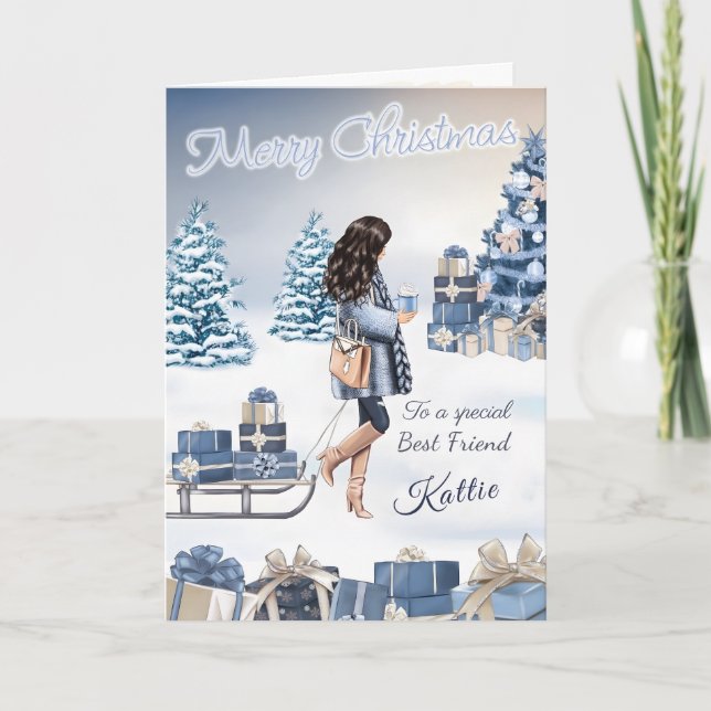 Carte Joyeux Noël à un ami très spécial Noël (Devant)