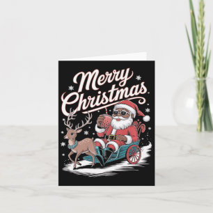 Carte Joyeux Noël Africain Américain Kwanzaa Père Noël C