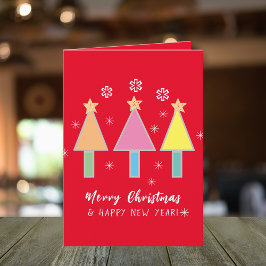 Carte Joyeux Noël Amusants Art Nom de famille Cool Noël