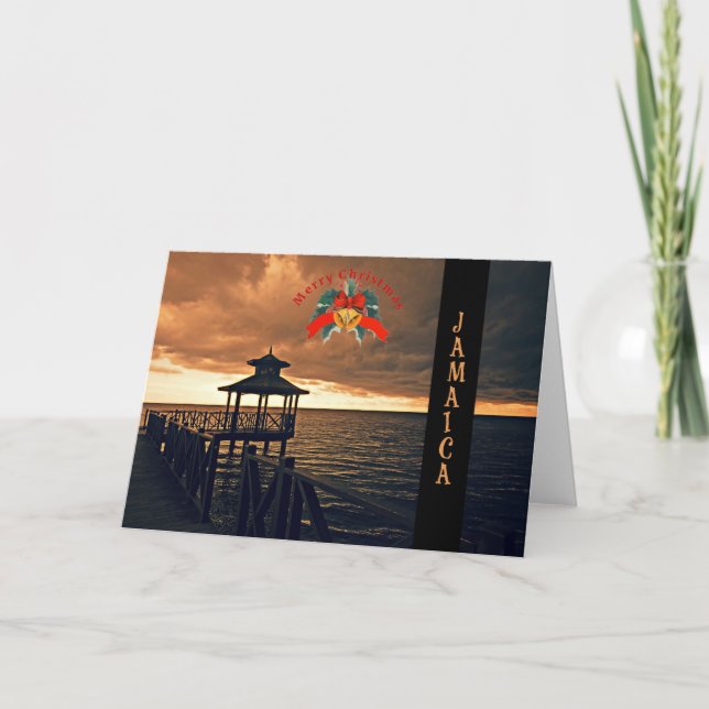 Carte Joyeux Noël de Jamaïque (Devant)