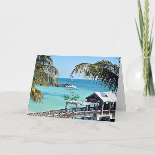 Carte Joyeux Noël de Key West, FL (Devant)