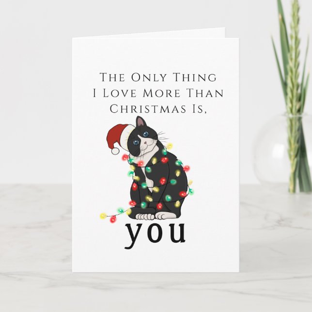 Carte Joyeux Noël de notre famille à la vôtre ! (Devant)