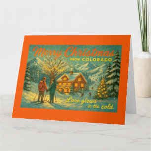 Carte Joyeux Noël du Colorado