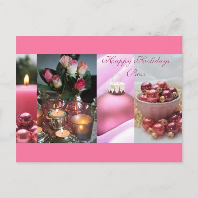 carte Joyeux Noël du patron (Devant)